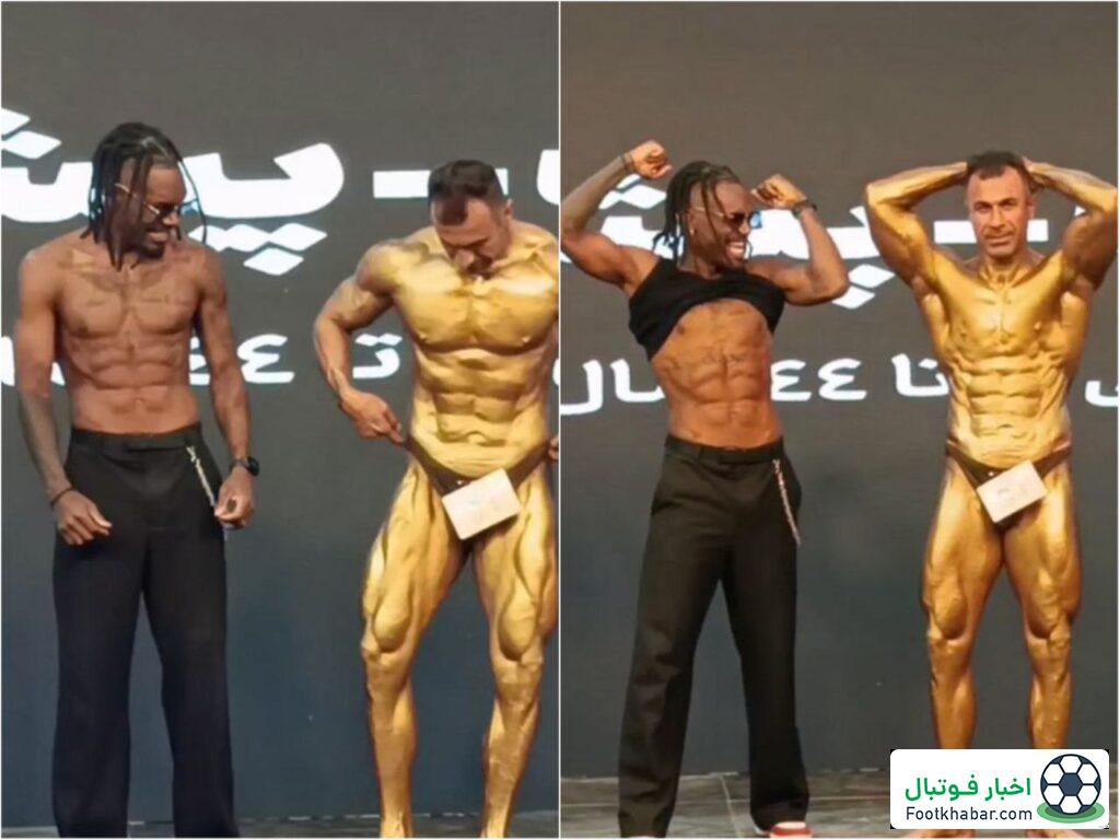 غوغای بیفوما در مسابقه پرورش اندام