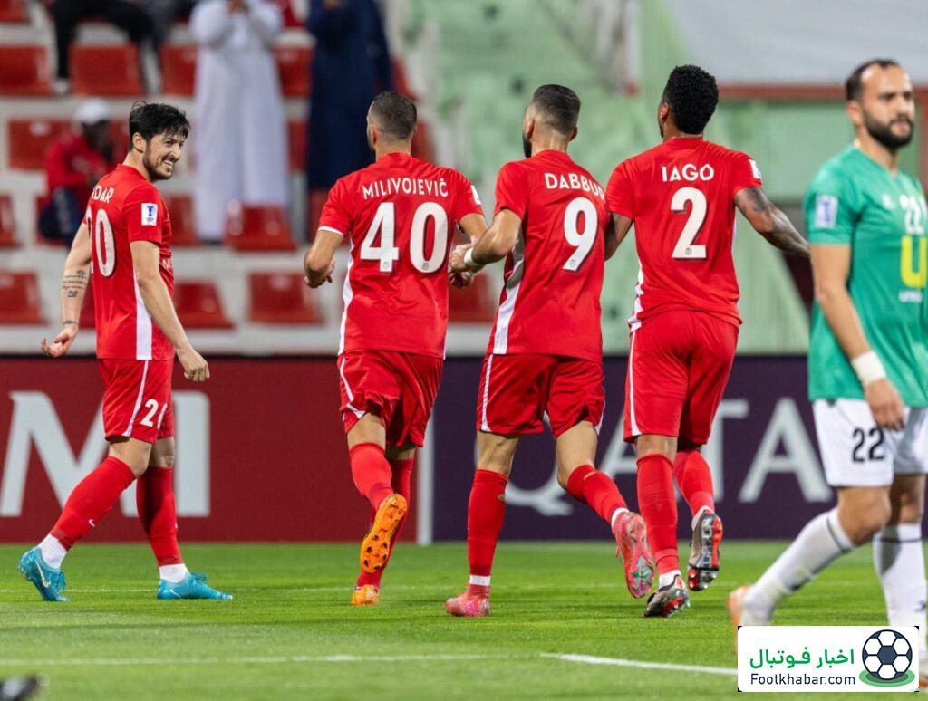 سردار با گل صعود، همراهِ عزت در زمین (عکس)