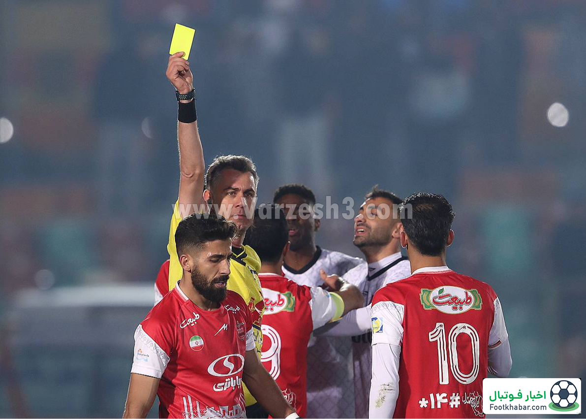 فرجی: سپاهان باید 8 نفره میشد، من خطا نکردم!