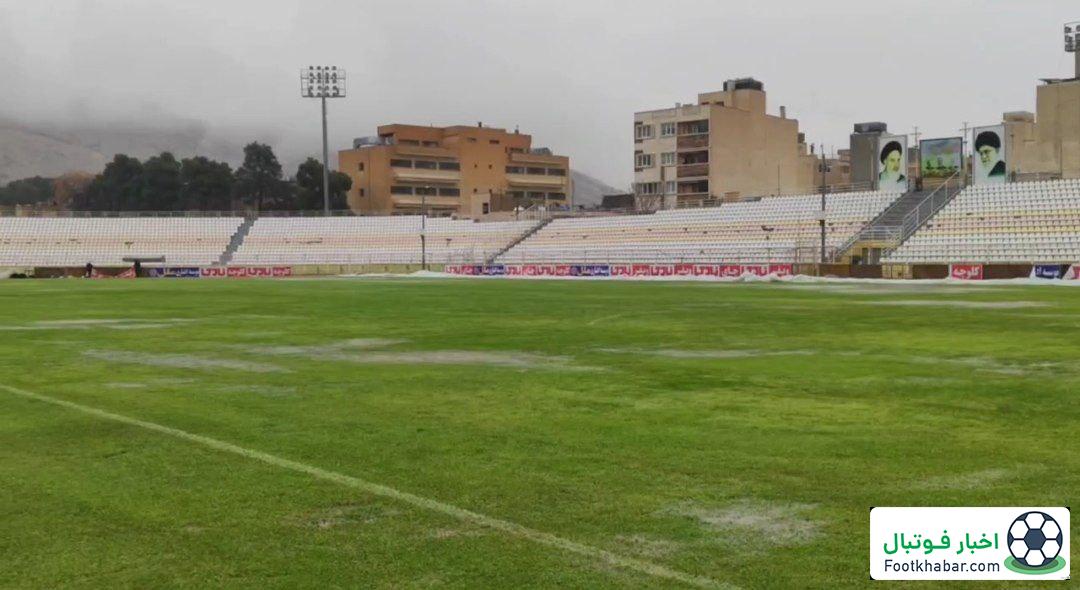 چمن حافظیه در حد زمین خاکی گِل شده!(عکس)