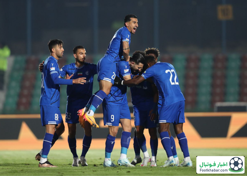 خوشحالی خاص استقلالی‌ها با 10 بازیکن (عکس)