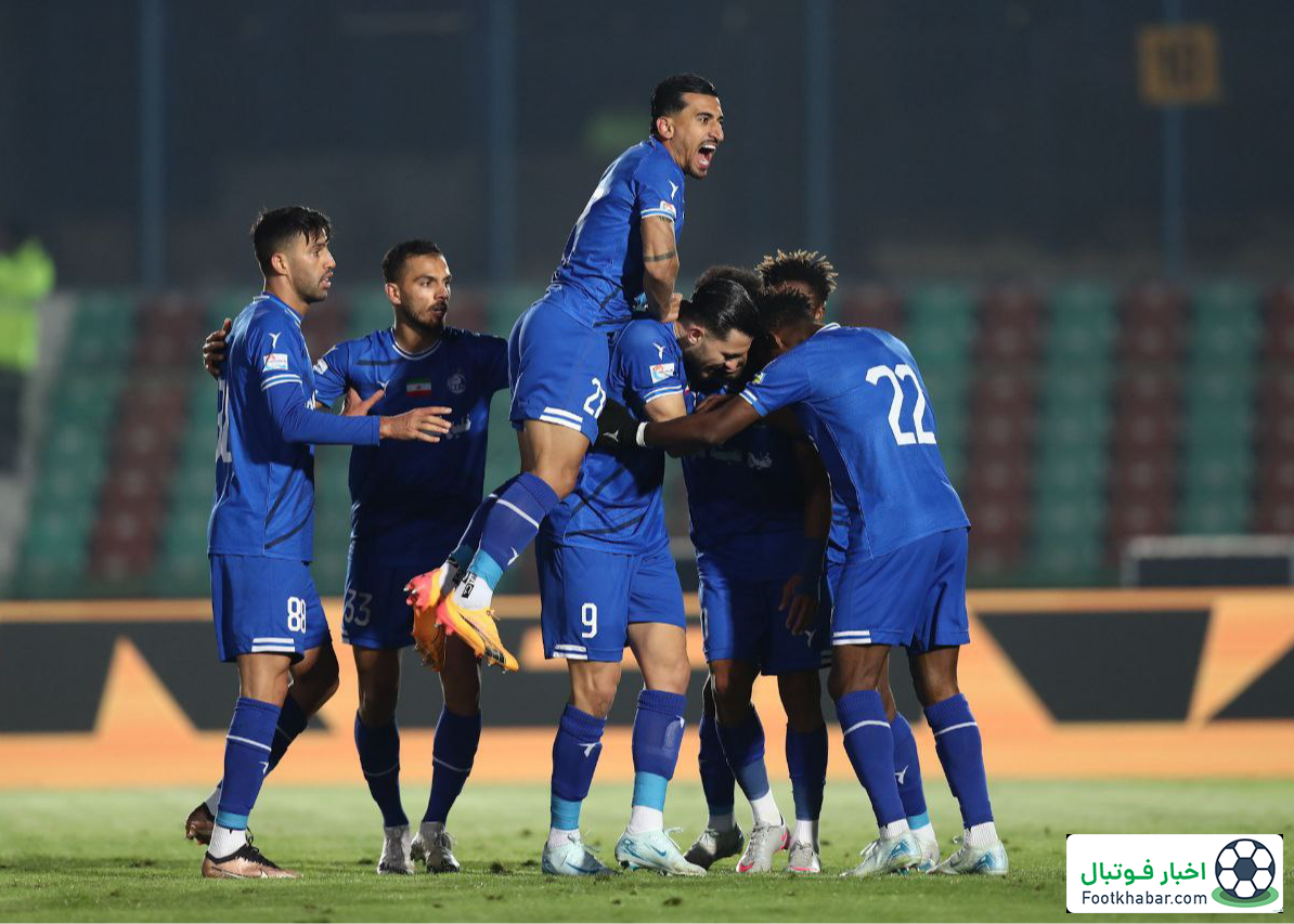 خوشحالی خاص استقلالیها با 10 بازیکن (عکس)