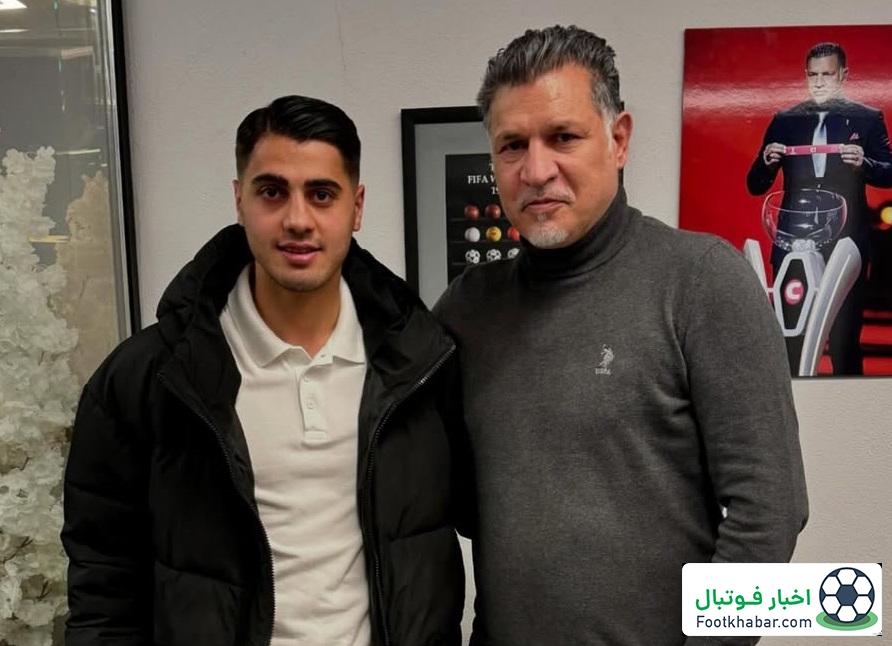 میزبانی علی دایی از لژیونر جوان ایران