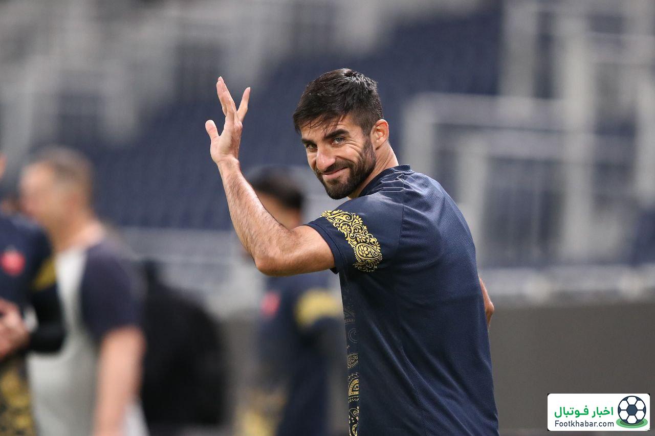 آخرین تمرین پرسپولیس: راندو و فوتبال هدفمند