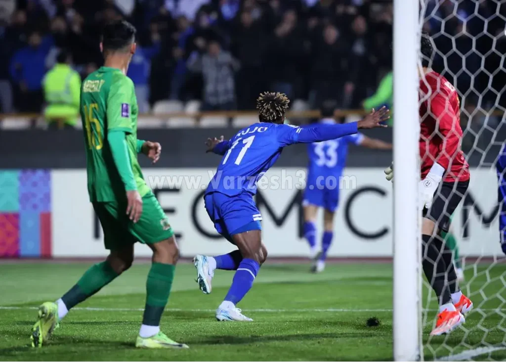 بهترین بازیکن زمین: کوجو از استقلال