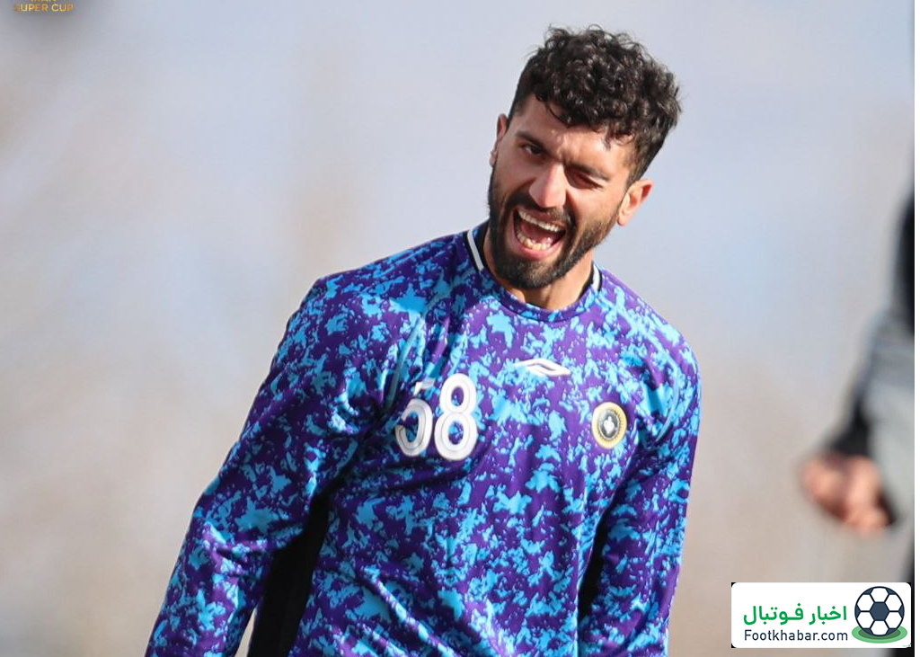 خوشحالی بازیکن سپاهان از صعود استقلال (عکس)