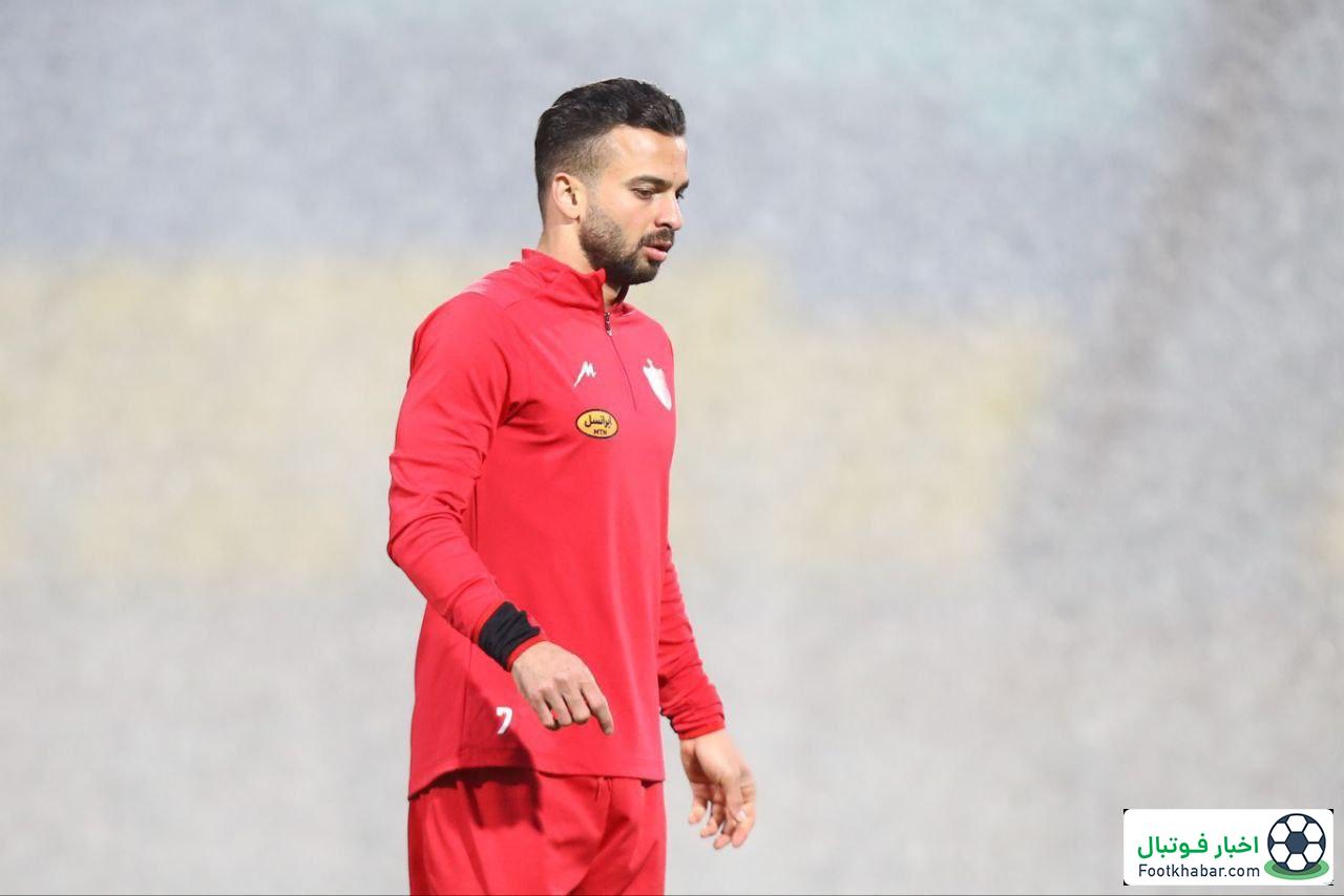 استتار کامل ستاره پرسپولیس پیش از تقابل با سپاهان