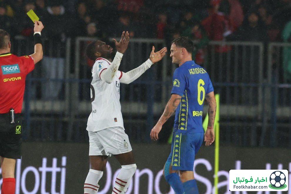 تصمیم مشکوک داور: اخراج توموری جنحالی شد (عکس)