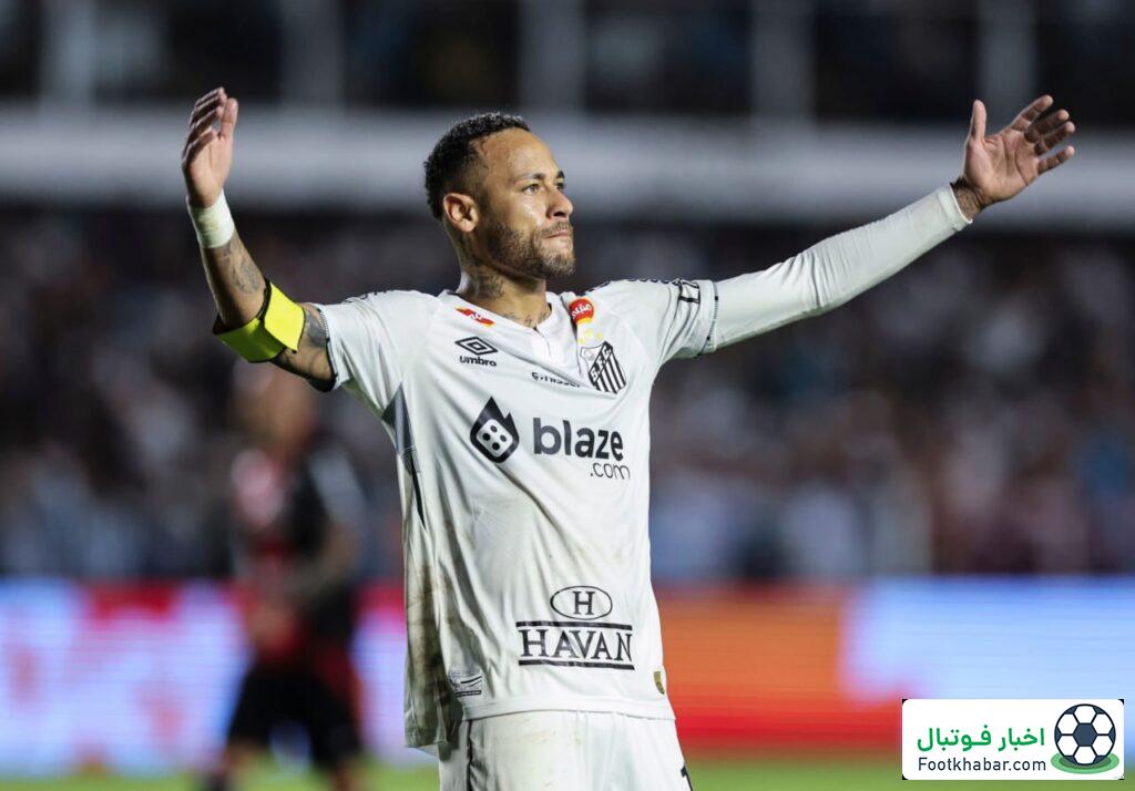 جادوی نیمار زنده شد: زدن سوپرگل در تمرین سانتوس