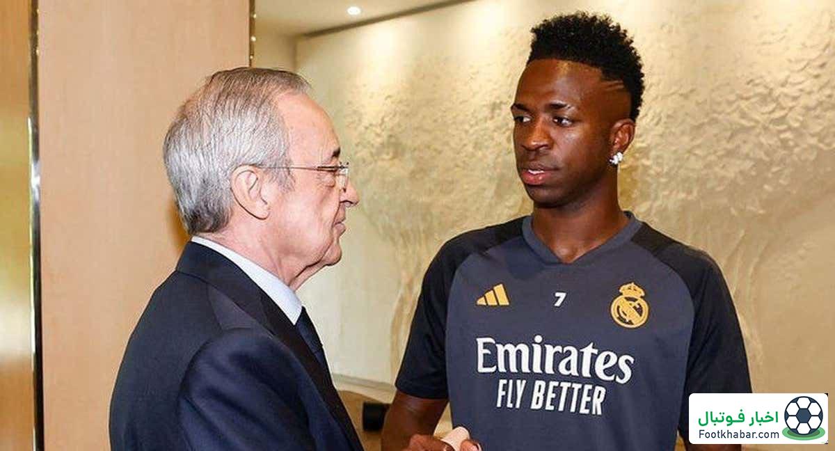 مذاکرات رئال با وینی برای تمدید: مسابقه طناب‌کشی