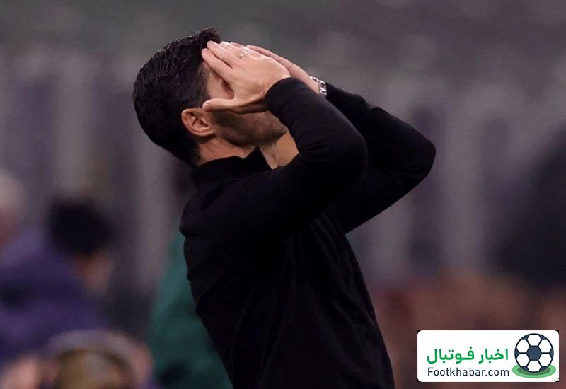 نارضایتی آرتتا از نقل و انتقالات زمستانی آرسنال