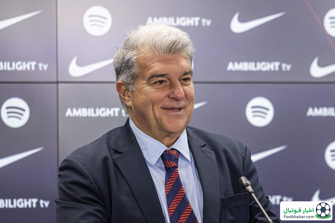 پاسخ لاپورتا به جنجال رئال مادرید: سکوت!‏