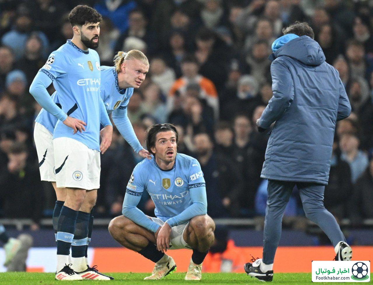 پیام گریلیش به هواداران سیتی: مصدومیتم جدی نیست