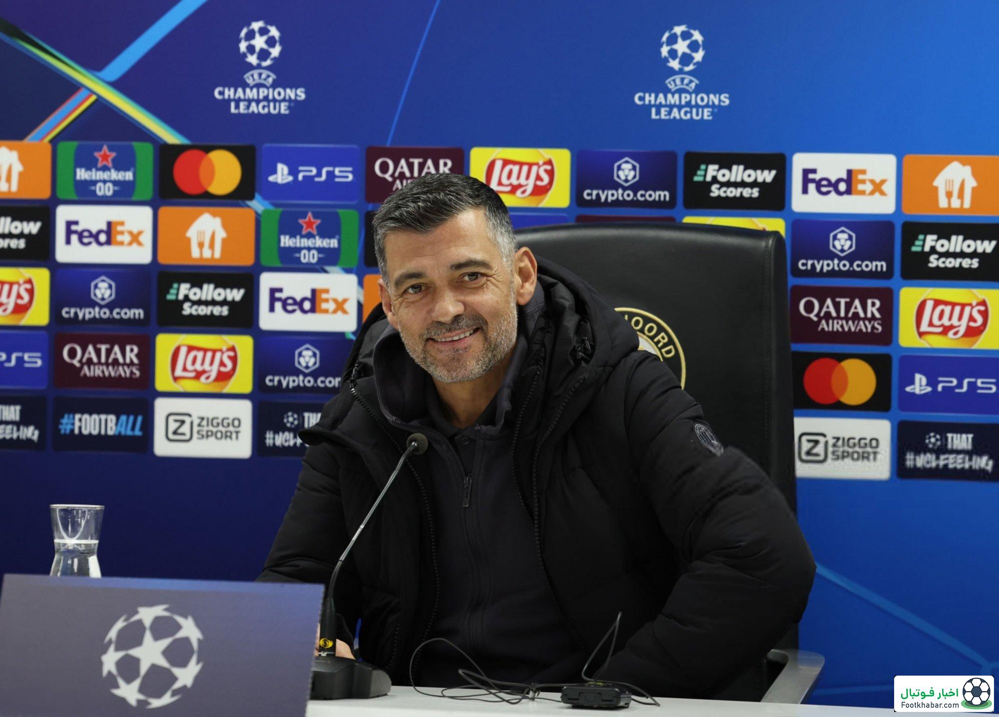 کونسیسائو: چهار بازیکن نه، با یازده نفر حمله می‌کنیم!