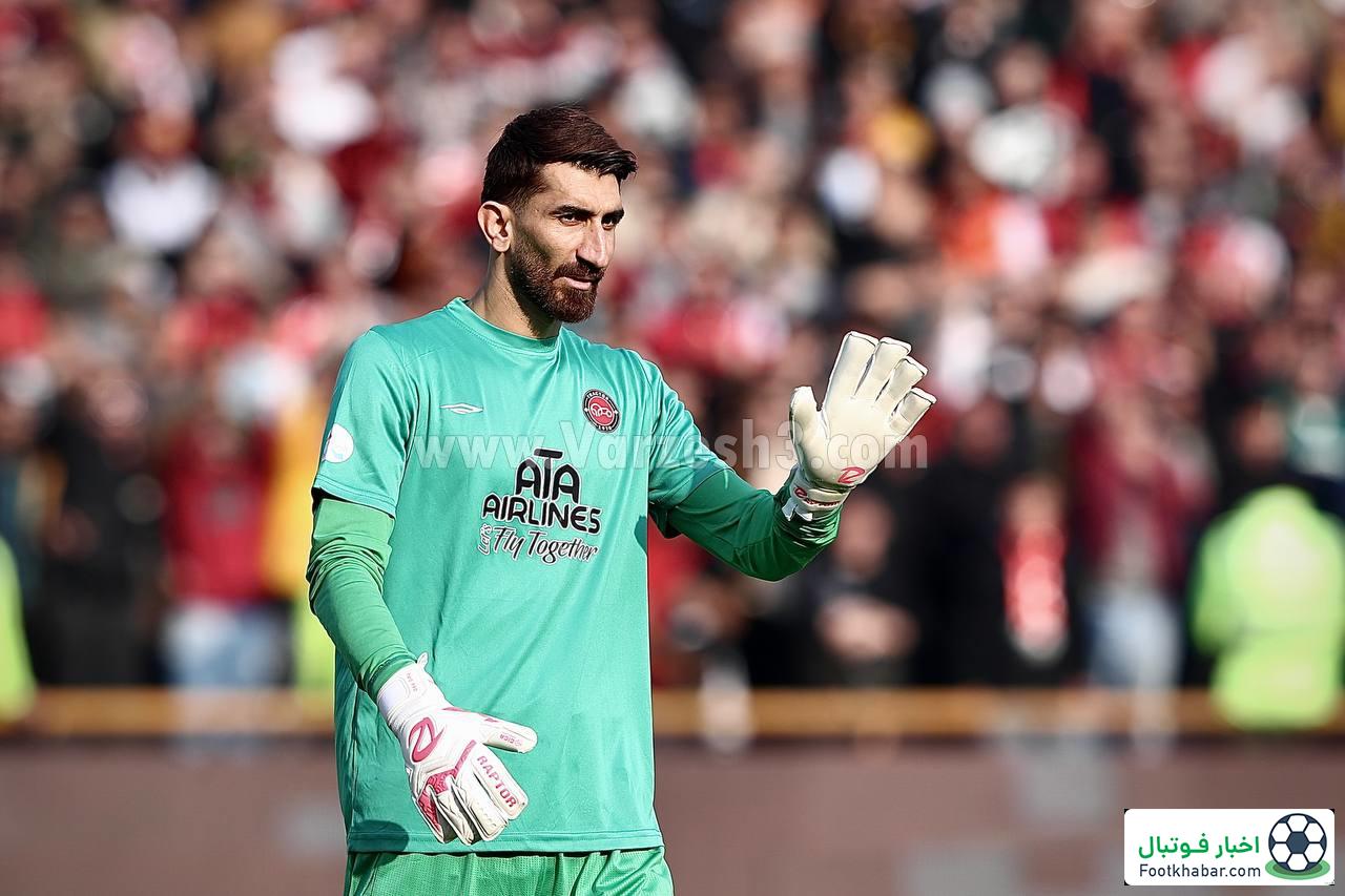 صدرنشینی تراکتور تقدیم بیرانوند (عکس)