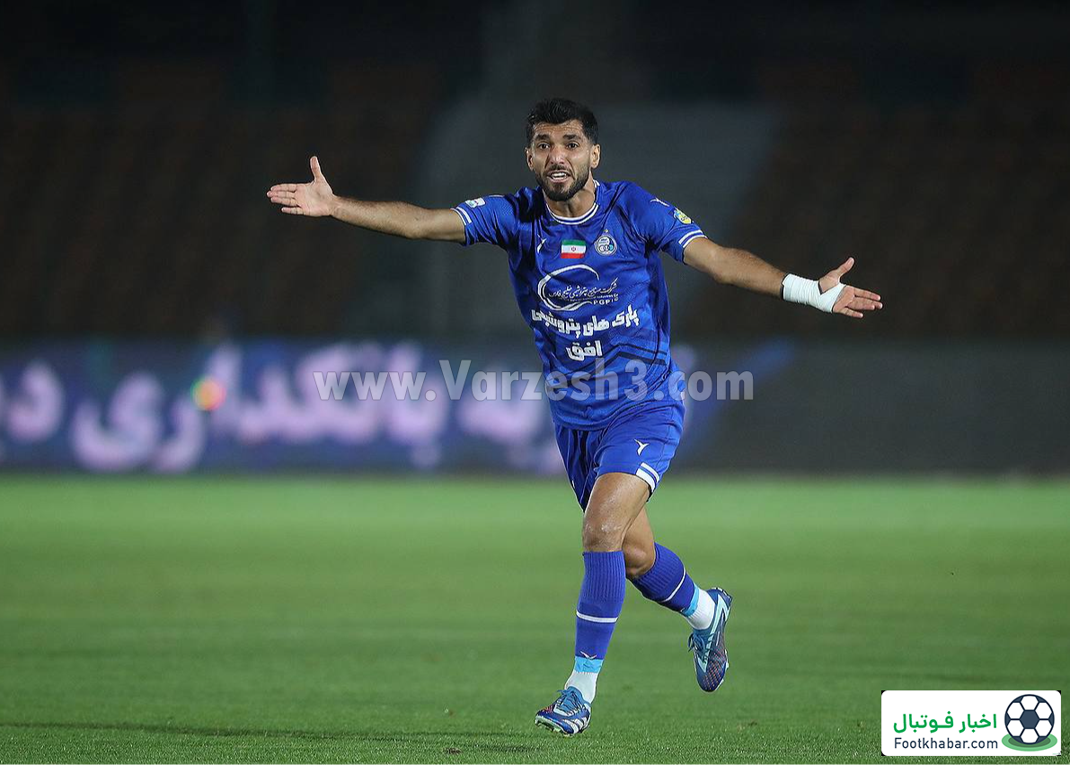 حرفهای در گوشی زبیر با آزادی (عکس)