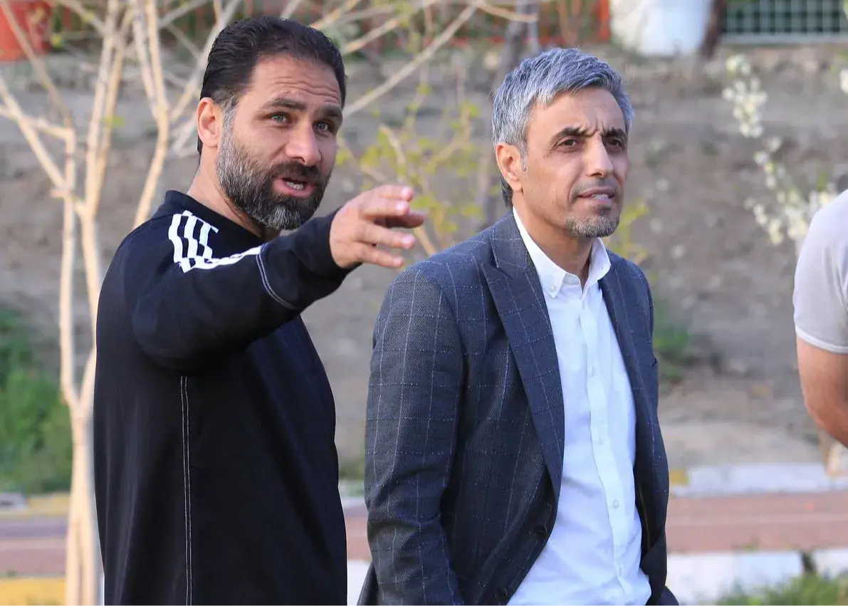 حضور عیدانه خطیبی در تمرین سایپا (عکس)