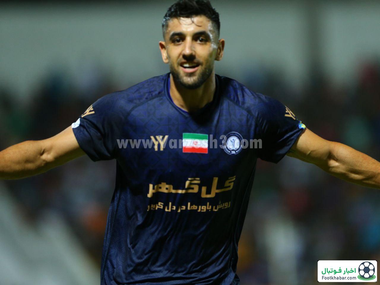لحظه مصدومیت شوک‌آور مهاجم سرشناس (عکس)