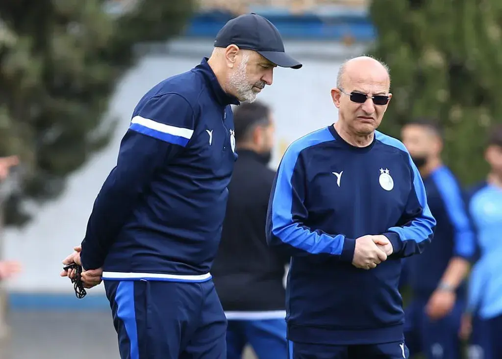 رضا چلنگر سوژه تمرین استقلال!