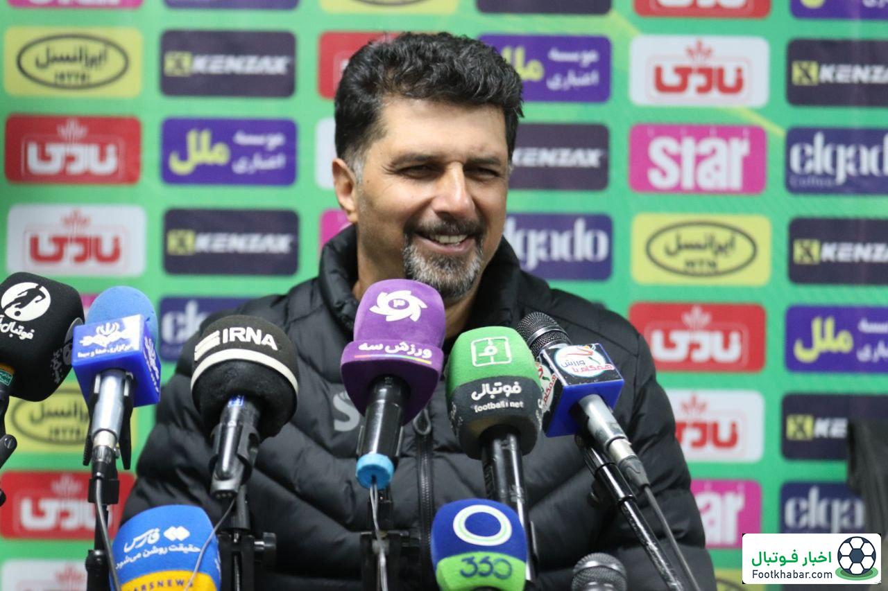 کنایه سرمربی آلومینیوم به داوری بازی پرسپولیس!