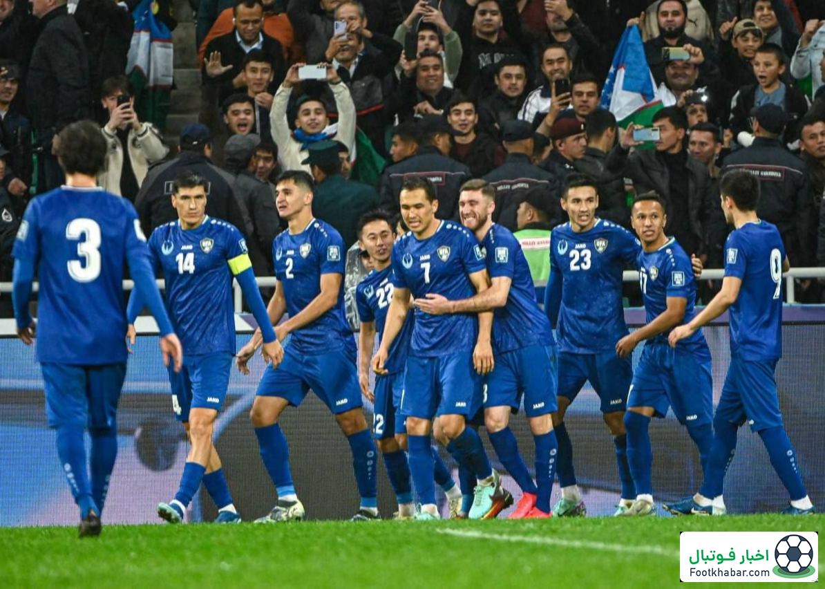 ازبک‌ها از فردا برای بازی با ایران استارت می‌زنند