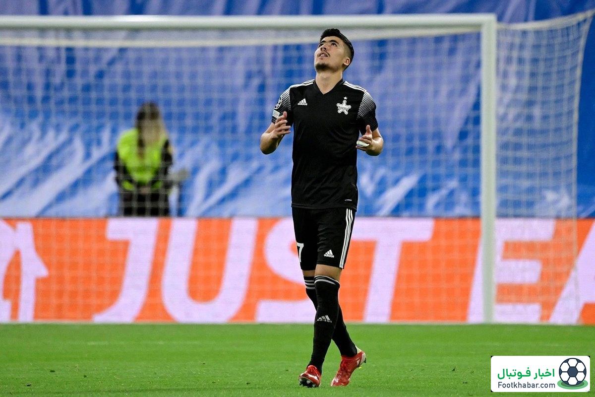 ستاره تازه وارد نساجی در تونل وحشت (عکس)