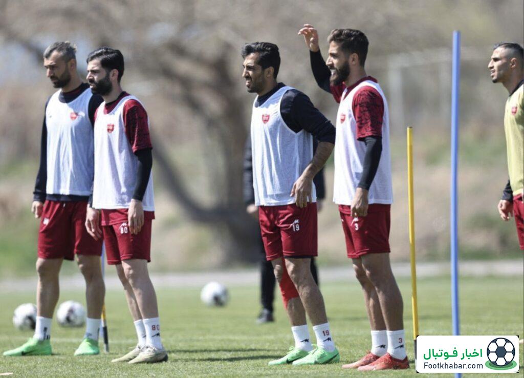 تمرین تاکتیکی پرسپولیس برای اولین برد سال