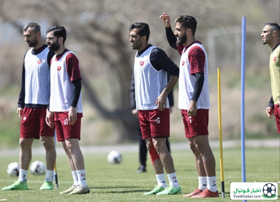 تمرین تاکتیکی پرسپولیس برای اولین برد سال