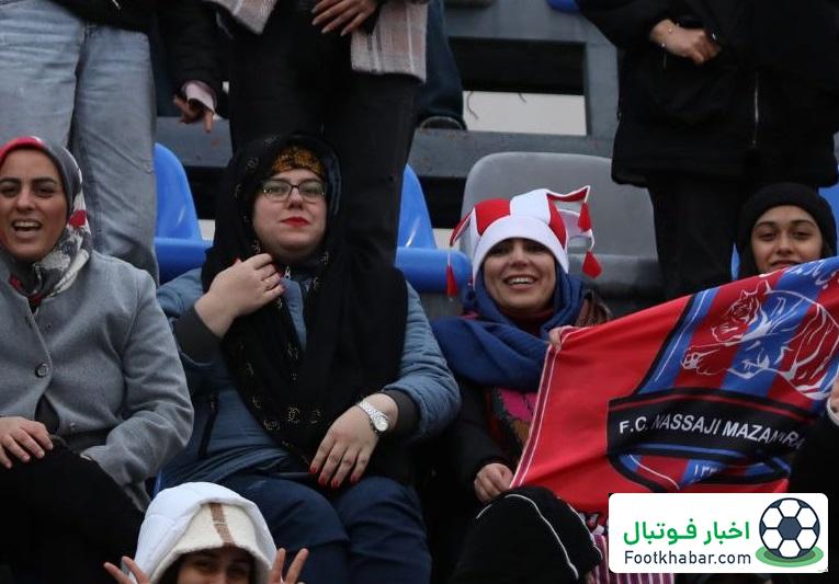 ورود زنان هوادار به ورزشگاه قائمشهر ممنوع شد