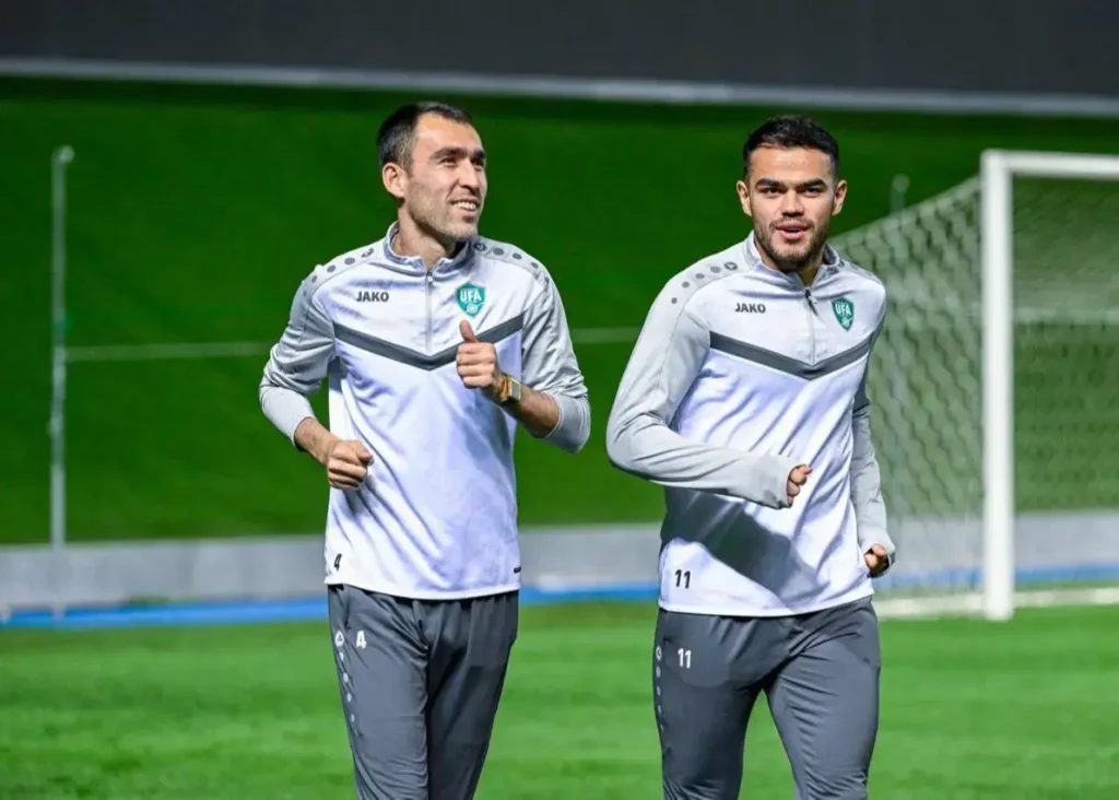 اورونوف اختصاصی تمرین کرد (عکس)