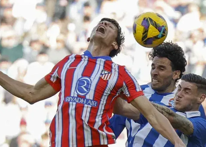 اتلتیکو و اسپانیا نگران مدافعی که ضربه مغزی داشت!‏