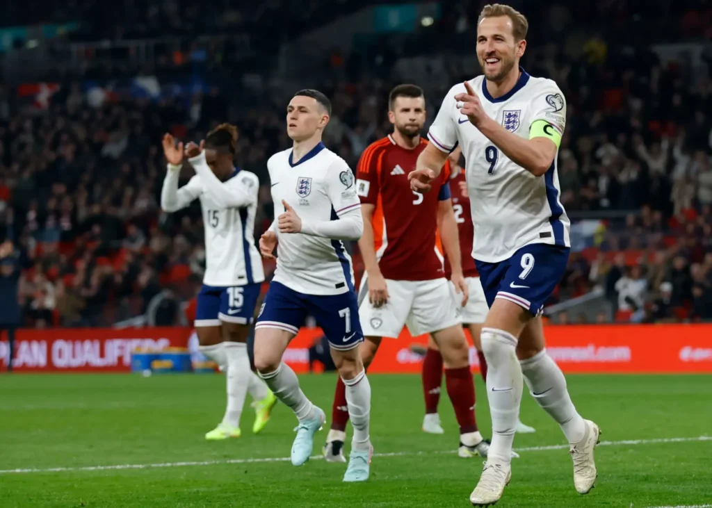 انگلیس ۳-۰ لتونی: آتش‌بازی تیم توخل در ومبلی