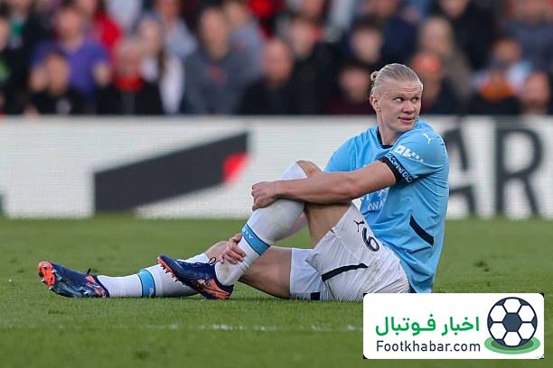 ترس در اردوی سیتی: هالند با عصا به خانه رفت!