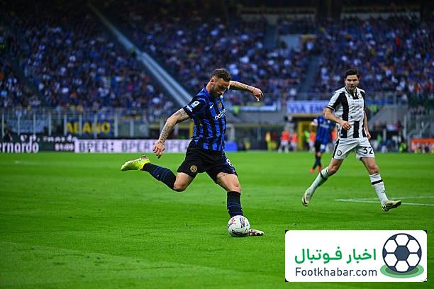 ستاره اینتر فقط 55 دقیقه نفس داشت!