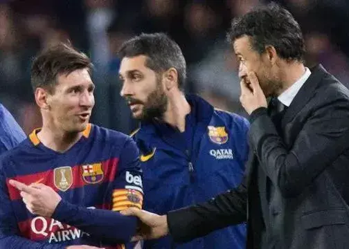 مسی و انریکه نزدیک بود دعوای فیزیکی کنند!