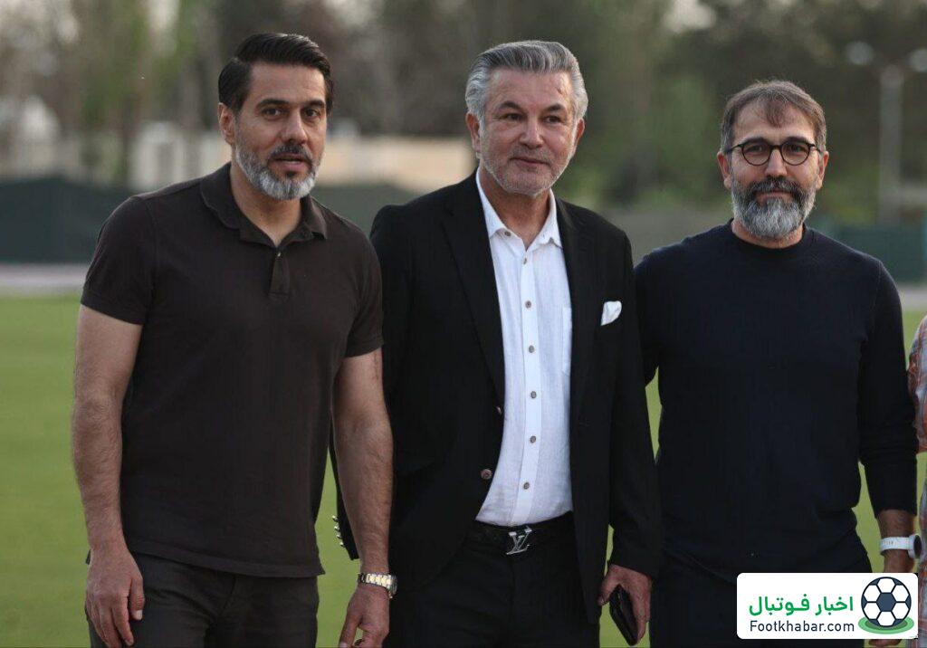 دو میهمان ویژه در تمرین پرسپولیس