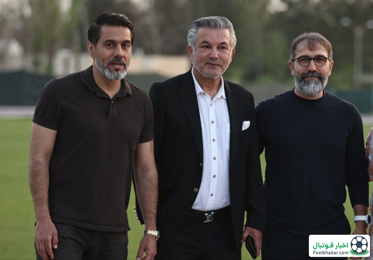 دو میهمان ویژه در تمرین پرسپولیس