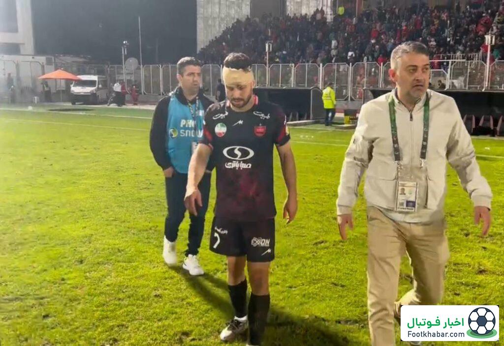 سروش و ترک زمین با درد و رنج (عکس)