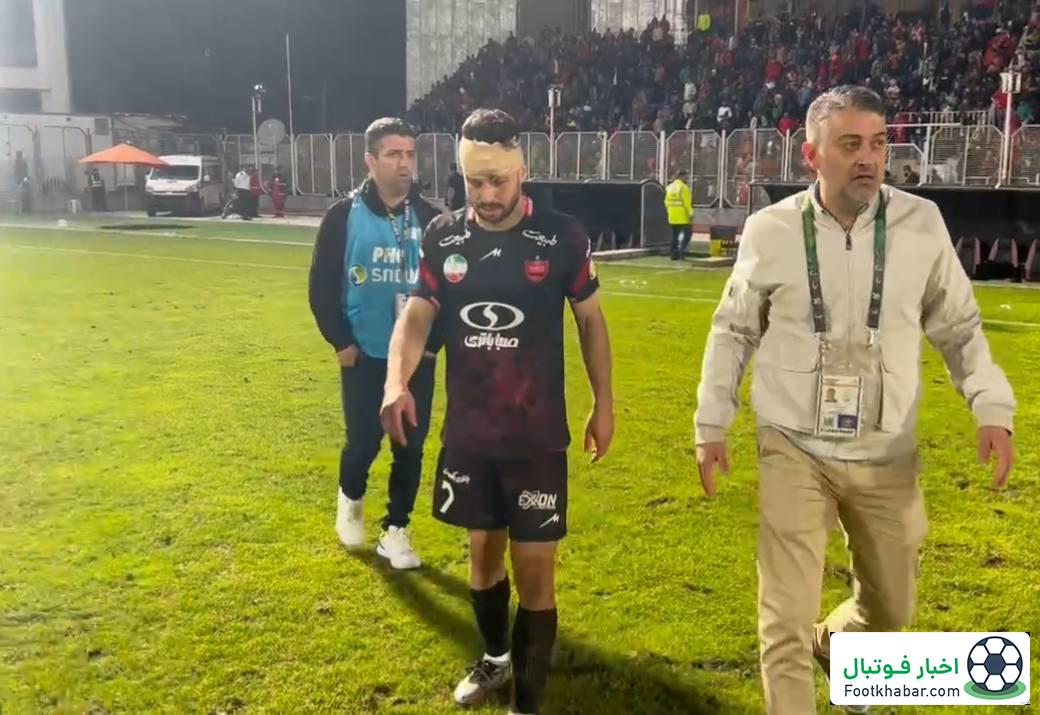 سروش و ترک زمین با درد و رنج (عکس)