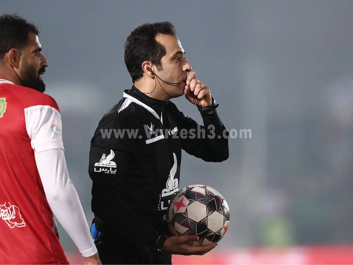 پیروانی داور بازی پرسپولیس سپاهان را عوض کرد!