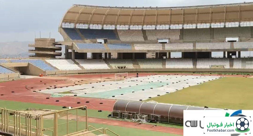 سومین ورزشگاه بزرگ ایران ناقص است! (عکس)