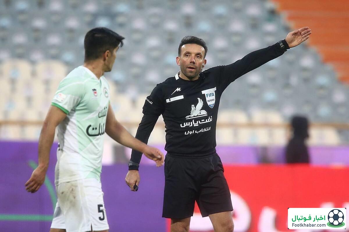 داور جنجالی دوباره سوت در دست می‌گیرد