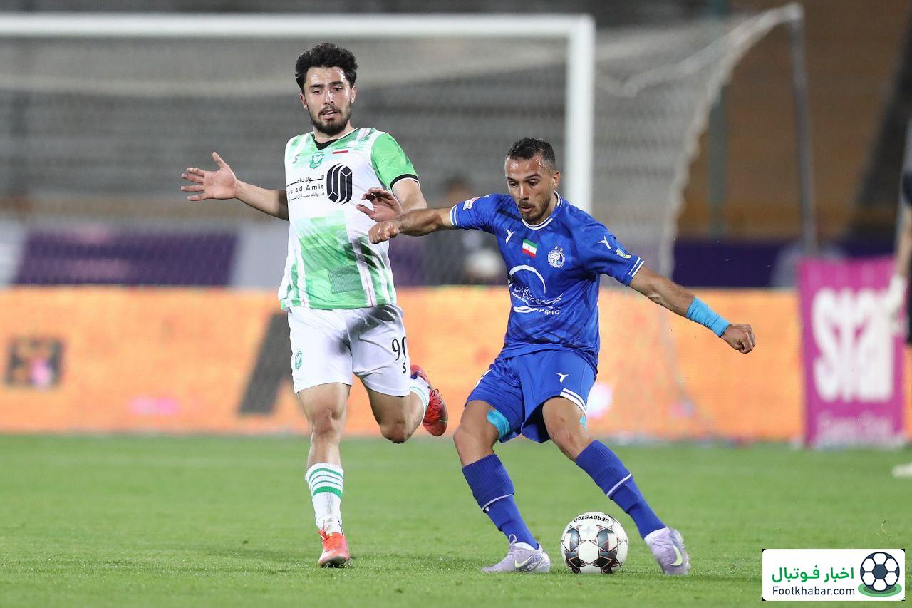 حسرت چپ استقلال برای گل و پاس گل