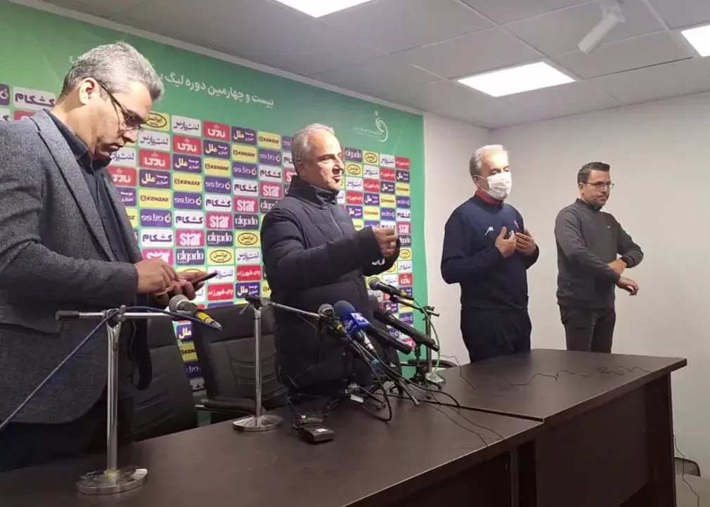 سرمربی پرسپولیس حال خوشی نداشت!