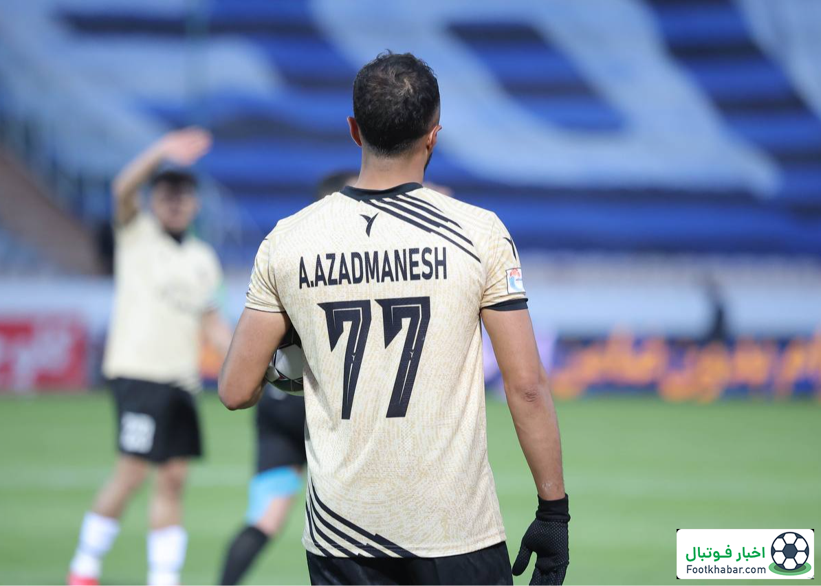 تیر دروازه‌ها مانع گل شمس آذر برابر فولاد