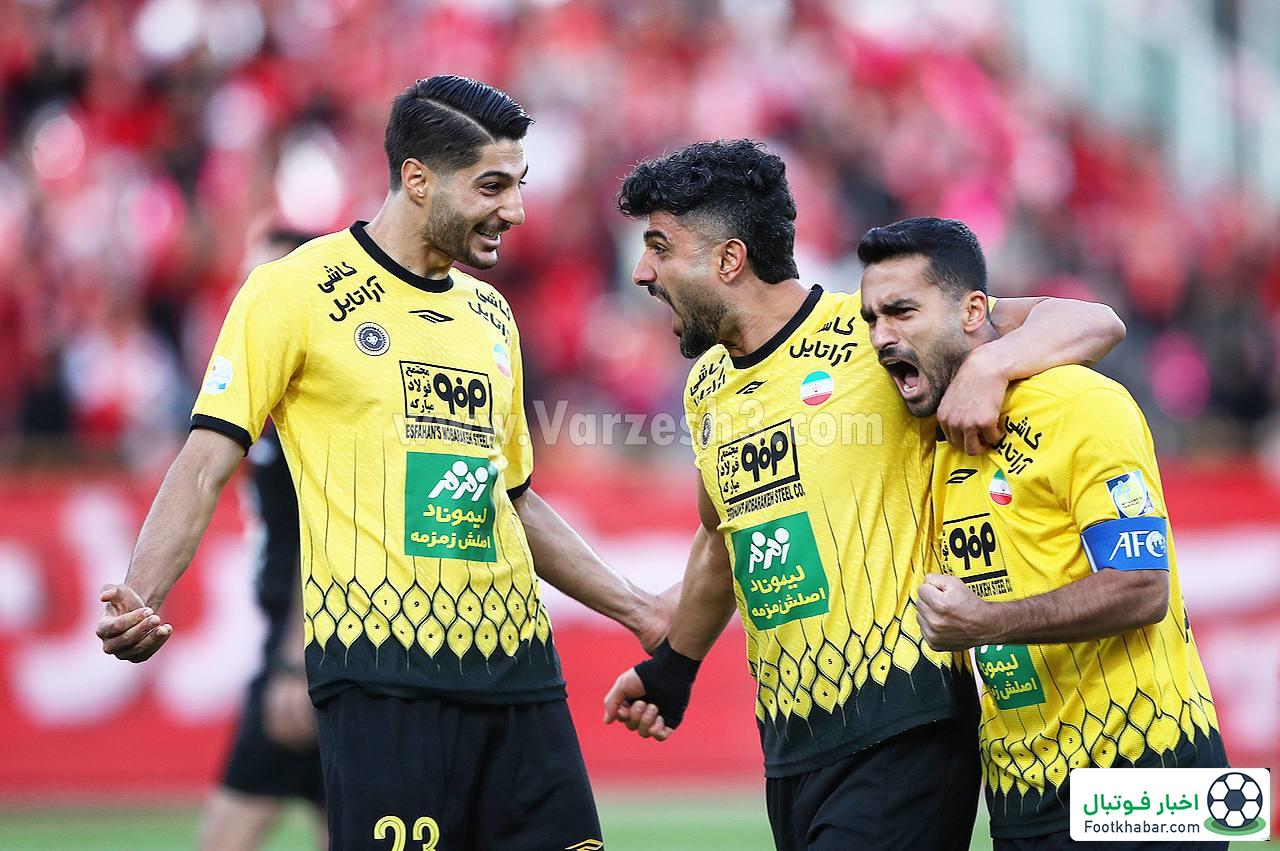 آمار باورنکردنی گلهای خورده پرسپولیس از سپاهان