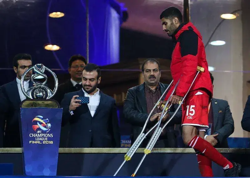 ستاره محبوب پرسپولیس و ملاقات غیرمنتظره در باشگاه!