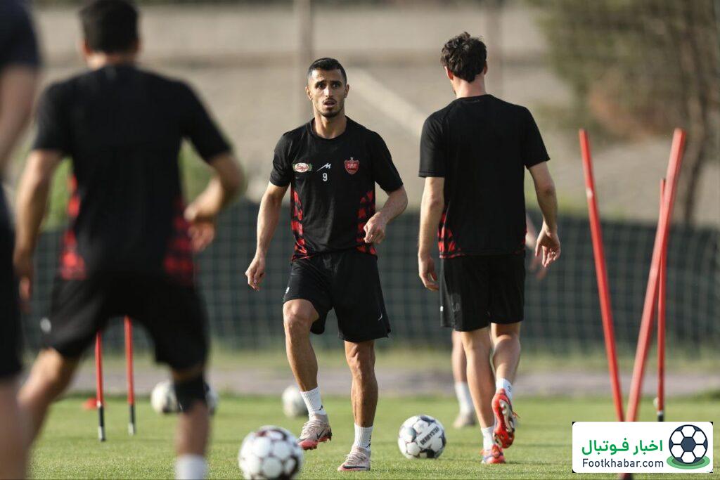 تمرین تاکتیکی مهم پرسپولیس با دو غایب