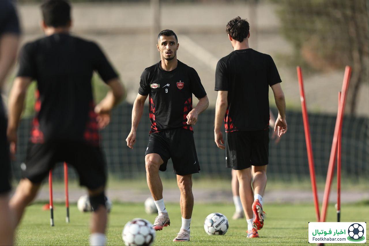 تمرین تاکتیکی مهم پرسپولیس با دو غایب