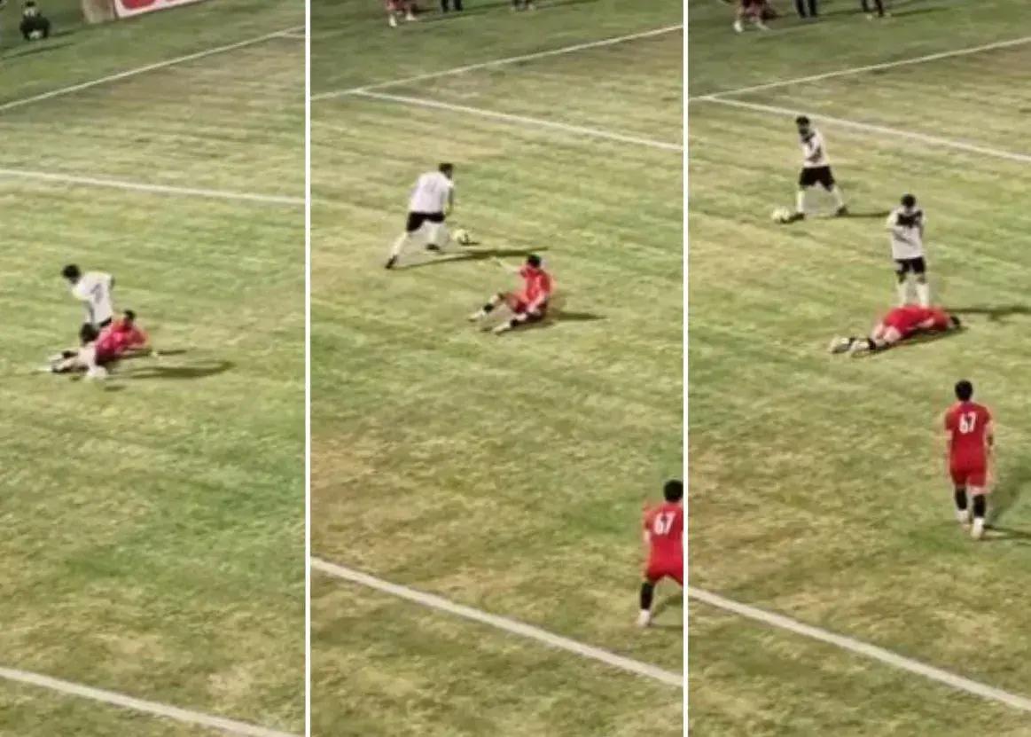 حرکت جوانمردانه کاپیتان مسجدسلیمان (عکس)